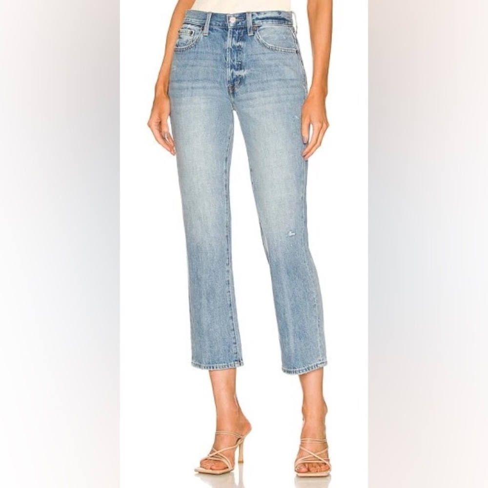 Pistola Charlie high rise straight jeans